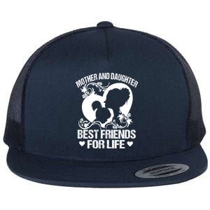 Mother And Daughter Best Friends For Life Flat Bill Trucker Hat