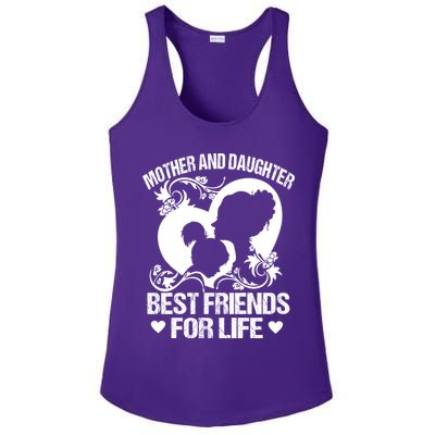 Mother And Daughter Best Friends For Life Ladies PosiCharge Competitor Racerback Tank