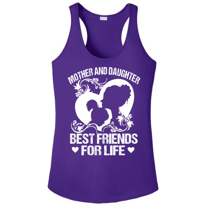 Mother And Daughter Best Friends For Life Ladies PosiCharge Competitor Racerback Tank