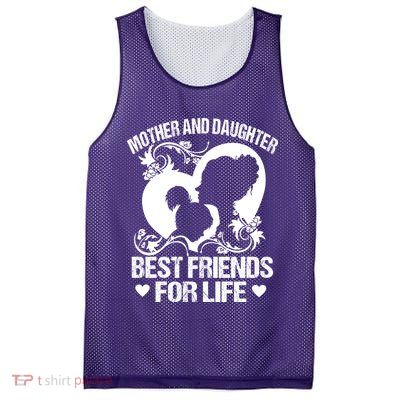 Mother And Daughter Best Friends For Life Mesh Reversible Basketball Jersey Tank