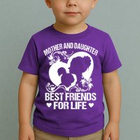 Mother And Daughter Best Friends For Life Toddler T-Shirt