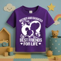 Mother And Daughter Best Friends For Life Toddler T-Shirt