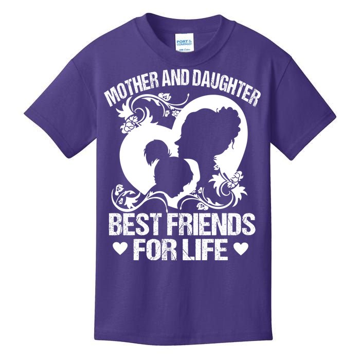 Mother And Daughter Best Friends For Life Kids T-Shirt