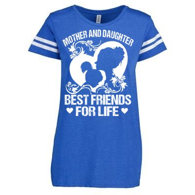 Mother And Daughter Best Friends For Life Enza Ladies Jersey Football T-Shirt