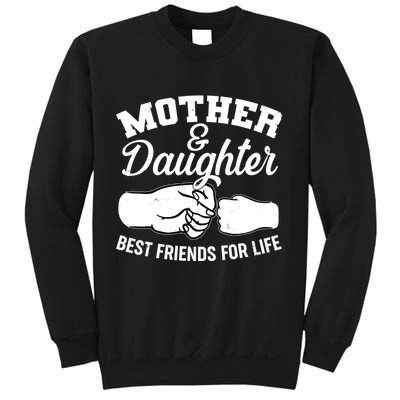 Mother and Daughter Best Friends For Life Fist Bump Sweatshirt