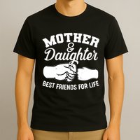 Mother and Daughter Best Friends For Life Fist Bump T-Shirt
