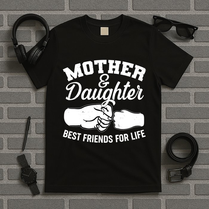 Mother and Daughter Best Friends For Life Fist Bump T-Shirt