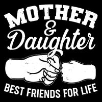 Mother and Daughter Best Friends For Life Fist Bump T-Shirt