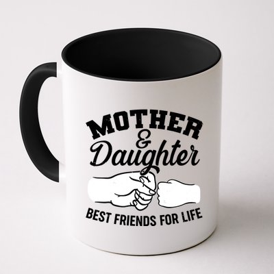 Mother and Daughter Best Friends For Life Fist Bump Mug