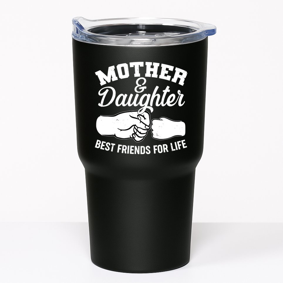 Mother and Daughter Best Friends For Life Fist Bump Tumbler