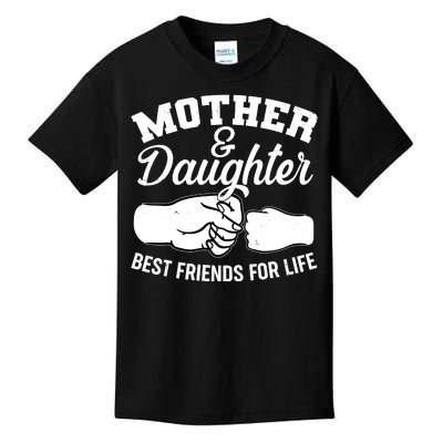 Mother and Daughter Best Friends For Life Fist Bump Kids T-Shirt