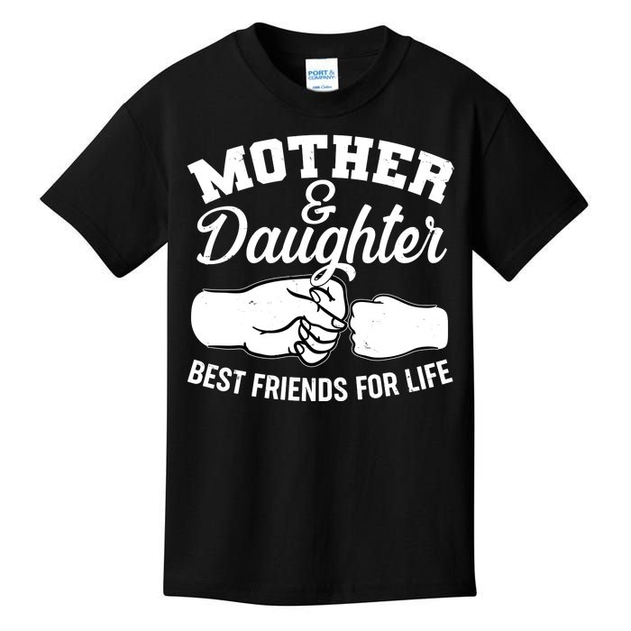 Mother and Daughter Best Friends For Life Fist Bump Kids T-Shirt