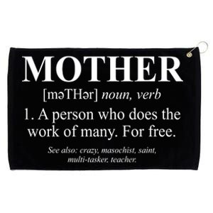 Mother Definition Mother's Day Grommeted Golf Towel