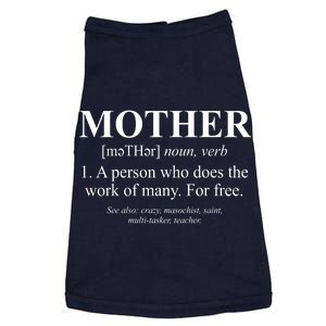 Mother Definition Mother's Day Doggie Tank