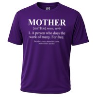 Mother Definition Mother's Day Cooling Performance Crew T-Shirt