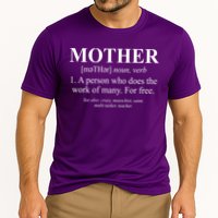 Mother Definition Mother's Day Cooling Performance Crew T-Shirt
