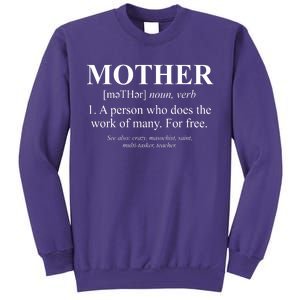 Mother Definition Mother's Day Sweatshirt