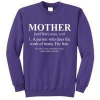 Mother Definition Mother's Day Sweatshirt