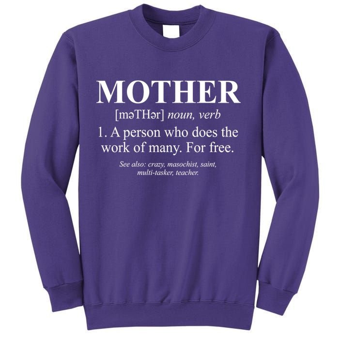 Mother Definition Mother's Day Sweatshirt