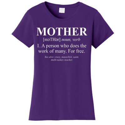 Mother Definition Mother's Day Women's T-Shirt