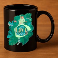 Mother Earth Hugging Earth Love Earth Day 11oz C Handle Ceramic Mug