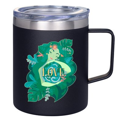 Mother Earth Hugging Earth Love Earth Day 12oz Stainless Steel Coffee Mug