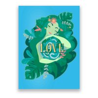 Mother Earth Hugging Earth Love Earth Day Poster