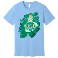 Mother Earth Hugging Earth Love Earth Day Premium T-Shirt