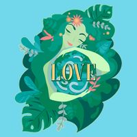 Mother Earth Hugging Earth Love Earth Day Kids T-Shirt