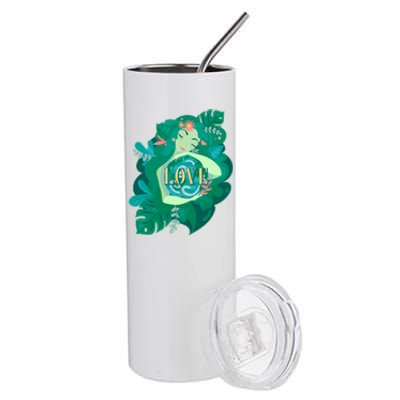 Mother Earth Hugging Earth Love Earth Day Stainless Steel Tumbler