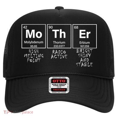 MoThEr Elements Funny Gift For Moms High Crown Mesh Back Trucker Hat