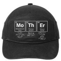 MoThEr Elements Funny Gift For Moms 7-Panel Snapback Hat