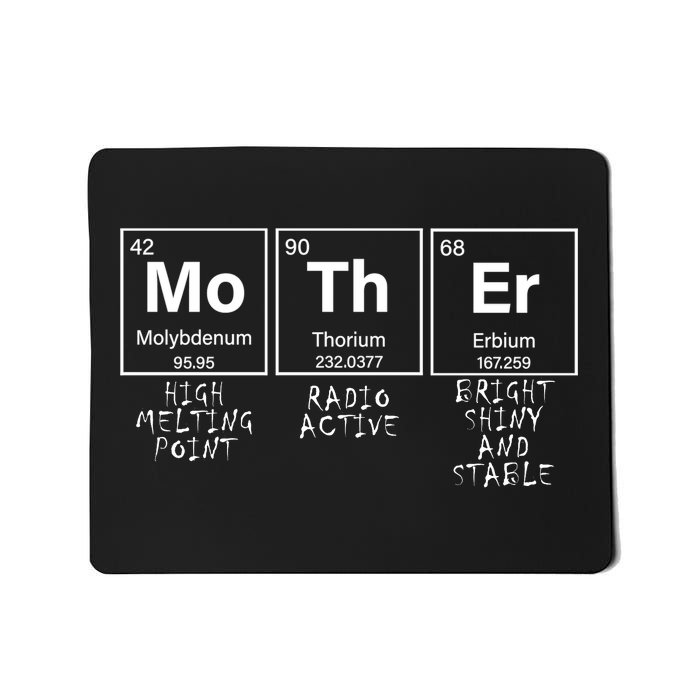 MoThEr Elements Funny Gift For Moms Mousepad