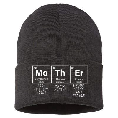 MoThEr Elements Funny Gift For Moms Sustainable Knit Beanie