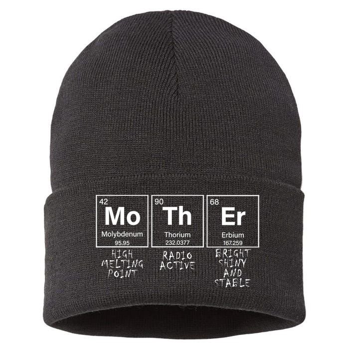 MoThEr Elements Funny Gift For Moms Sustainable Knit Beanie