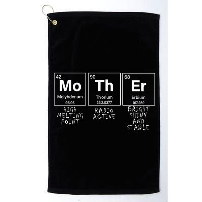 MoThEr Elements Funny Gift For Moms Platinum Collection Golf Towel