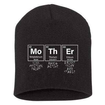 MoThEr Elements Funny Gift For Moms Short Acrylic Beanie