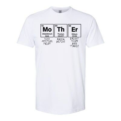 MoThEr Elements Funny Gift For Moms Softstyle CVC T-Shirt