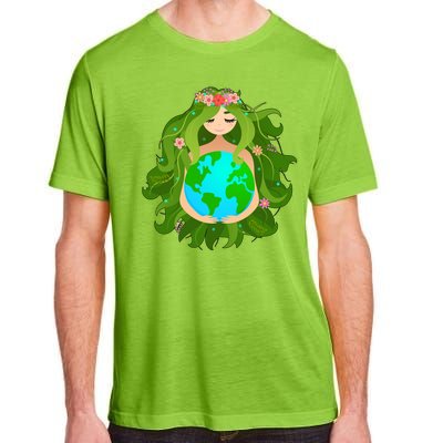 Mother Gaia Earth World Cute Adult ChromaSoft Performance T-Shirt