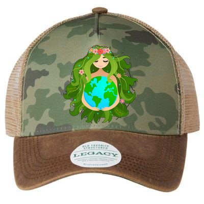 Mother Gaia Earth World Cute Legacy Tie Dye Trucker Hat