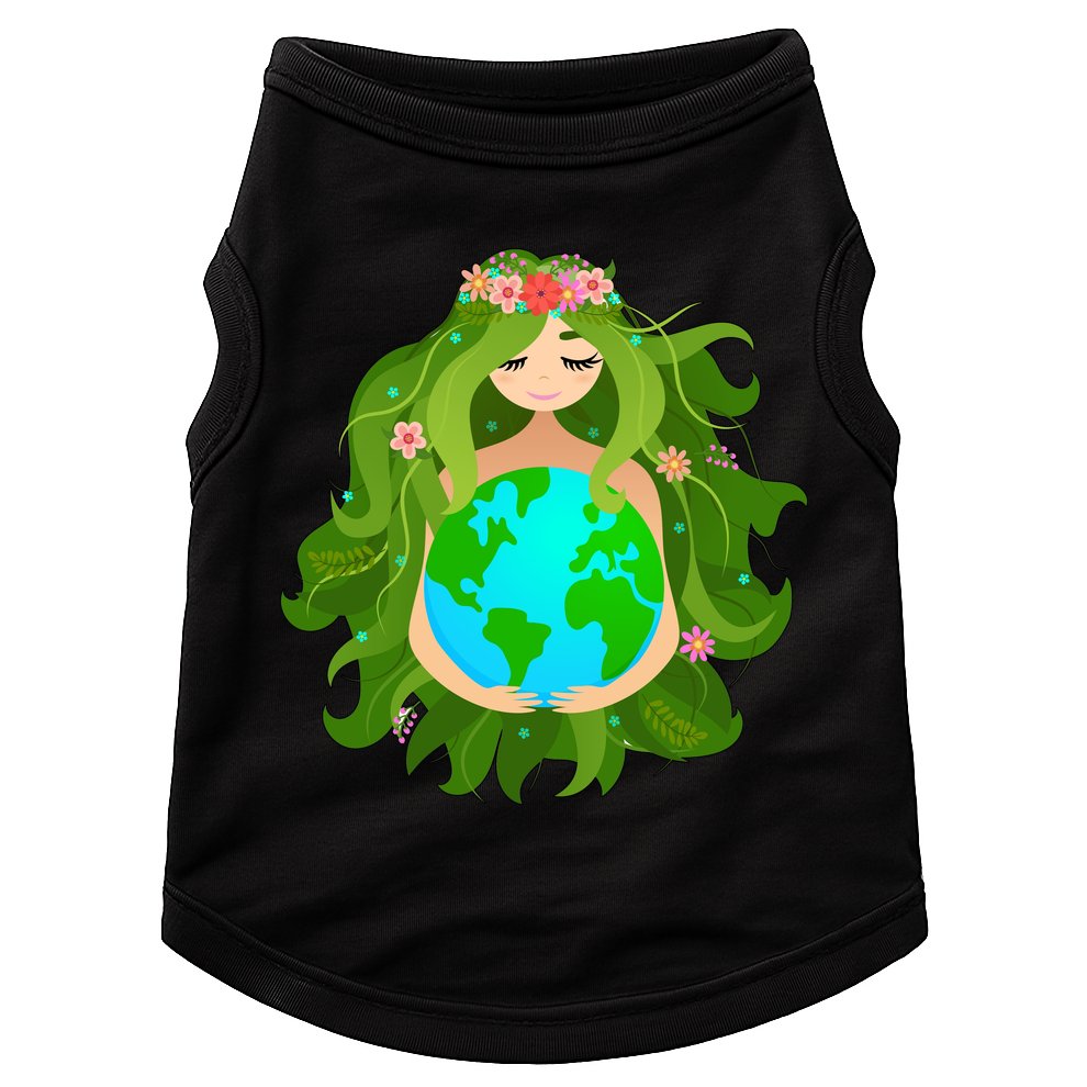 Mother Gaia Earth World Cute Doggie Tank