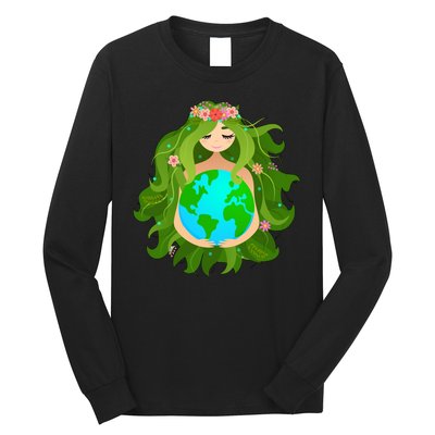 Mother Gaia Earth World Cute Long Sleeve Shirt