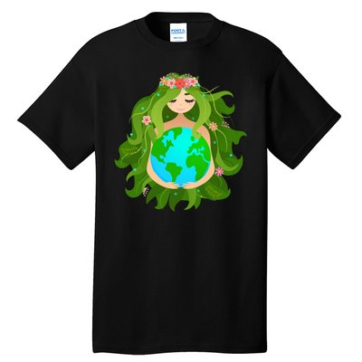 Mother Gaia Earth World Cute Tall T-Shirt