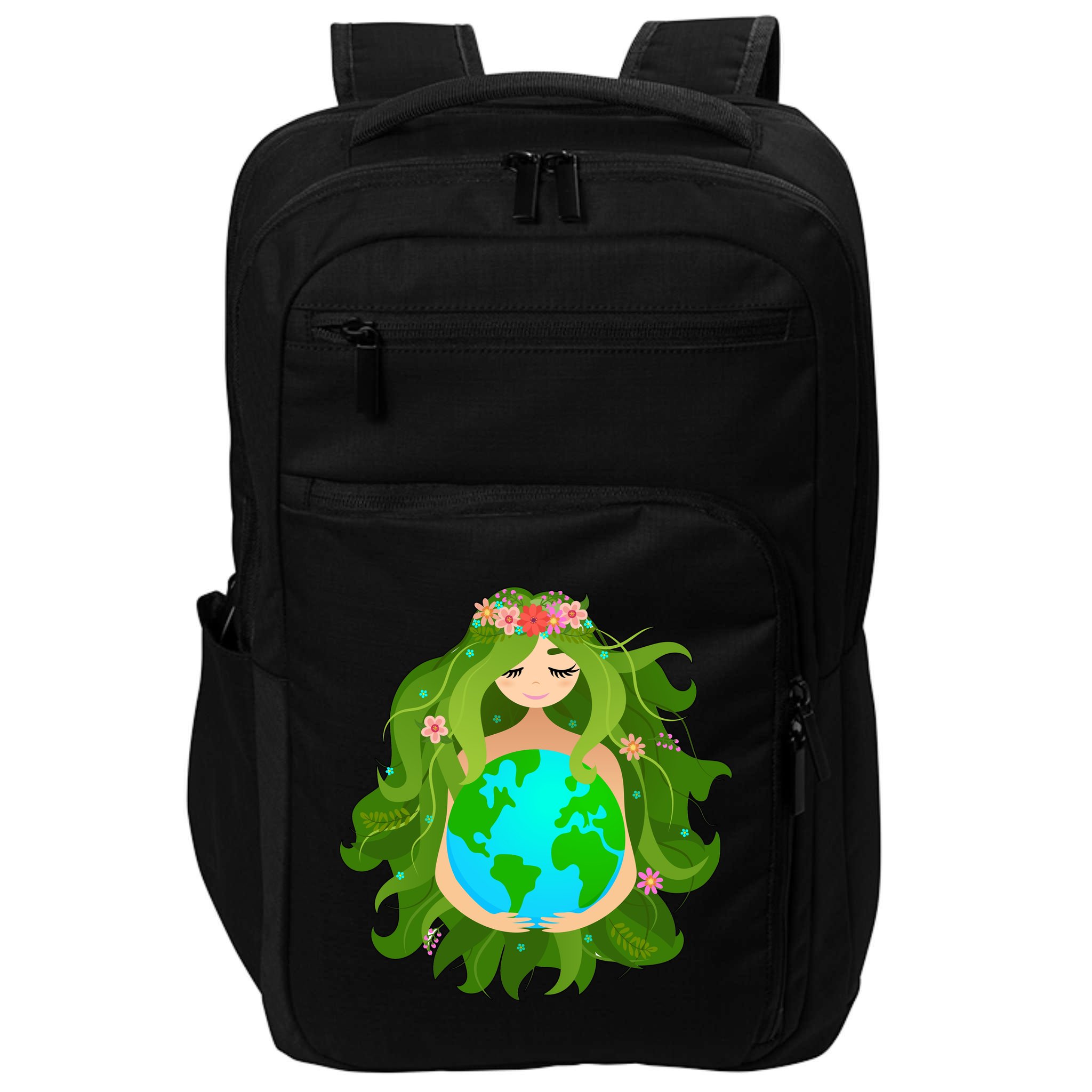 Mother Gaia Earth World Cute Impact Tech Backpack