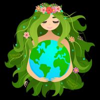Mother Gaia Earth World Cute Impact Tech Backpack