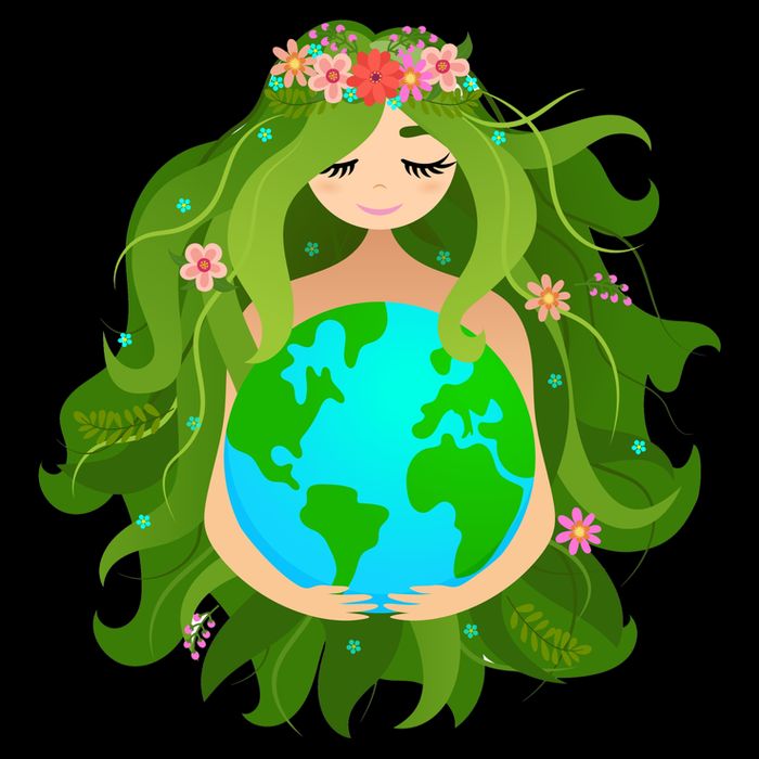 Mother Gaia Earth World Cute Impact Tech Backpack