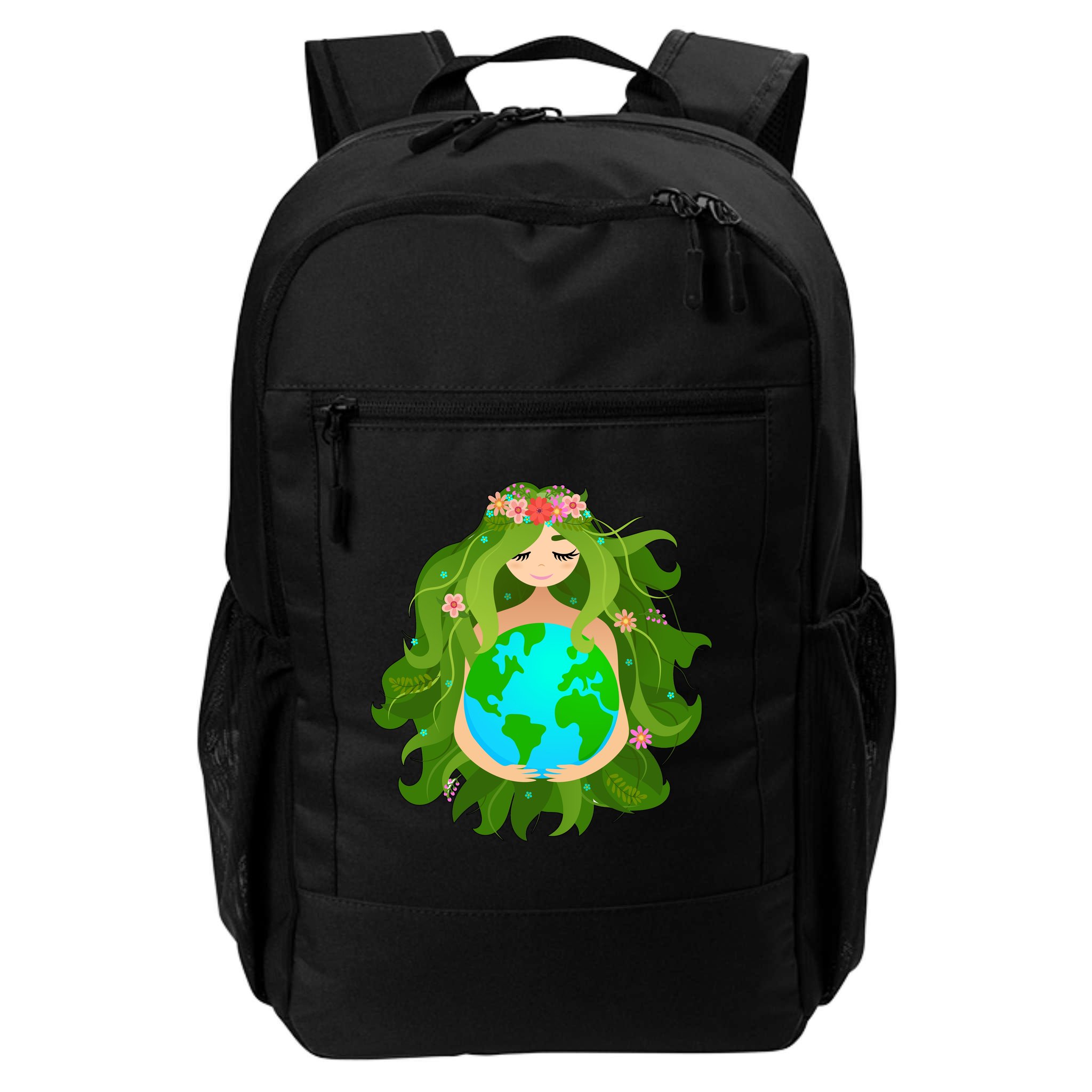 Mother Gaia Earth World Cute Backpack