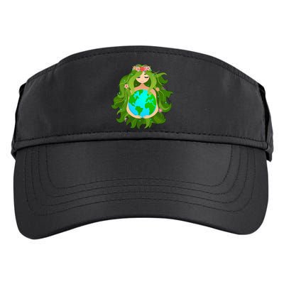 Mother Gaia Earth World Cute Adult Drive Performance Visor