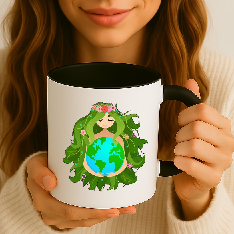 Mother Gaia Earth World Cute Mug