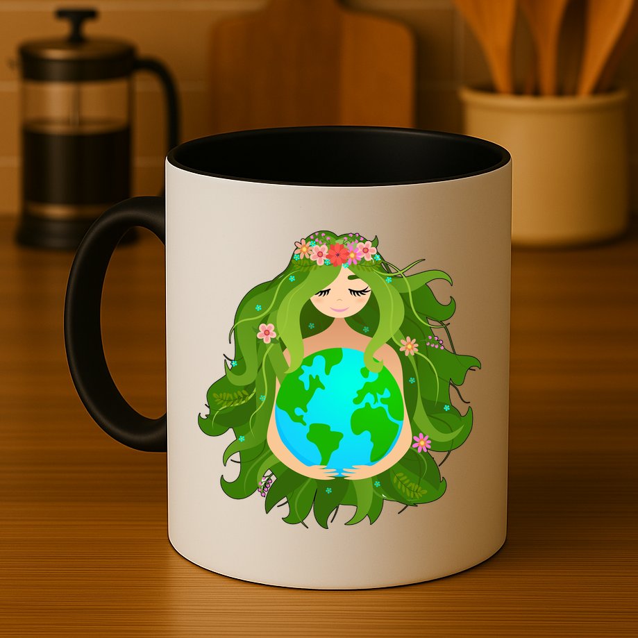Mother Gaia Earth World Cute Mug